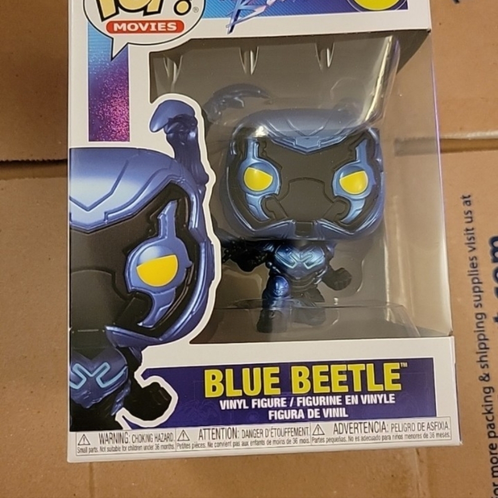 Funko Pop! Movies DC Comics Blue Beetle #1403 Vinyl Figure Brand New In Box
